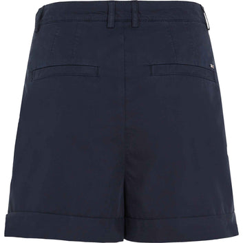 Tommy Hilfiger W Cotton Pleated Shorts Desert Sky