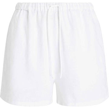 Tommy Hilfiger W Pull On Casual Linen Shorts White