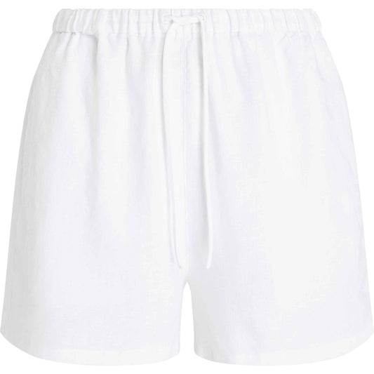 Tommy Hilfiger W Pull On Casual Linen Shorts White