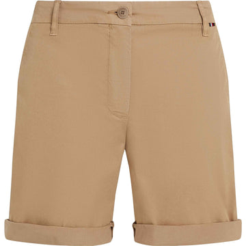 Tommy Hilfiger W Co Blend GMD Chino Shorts Beige