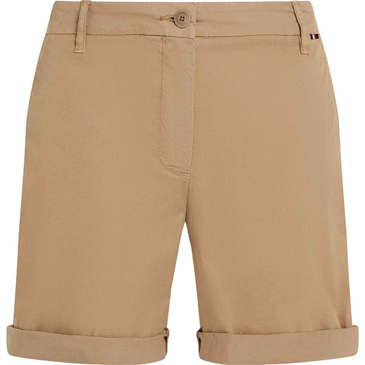 Tommy Hilfiger W Co Blend GMD Chino Shorts Beige