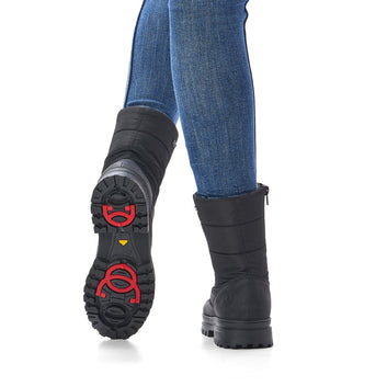 Rieker W Vinterstøvle m Lynlås Sort