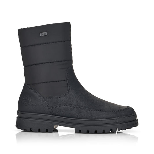 Rieker W Vinterstøvle m Lynlås Sort