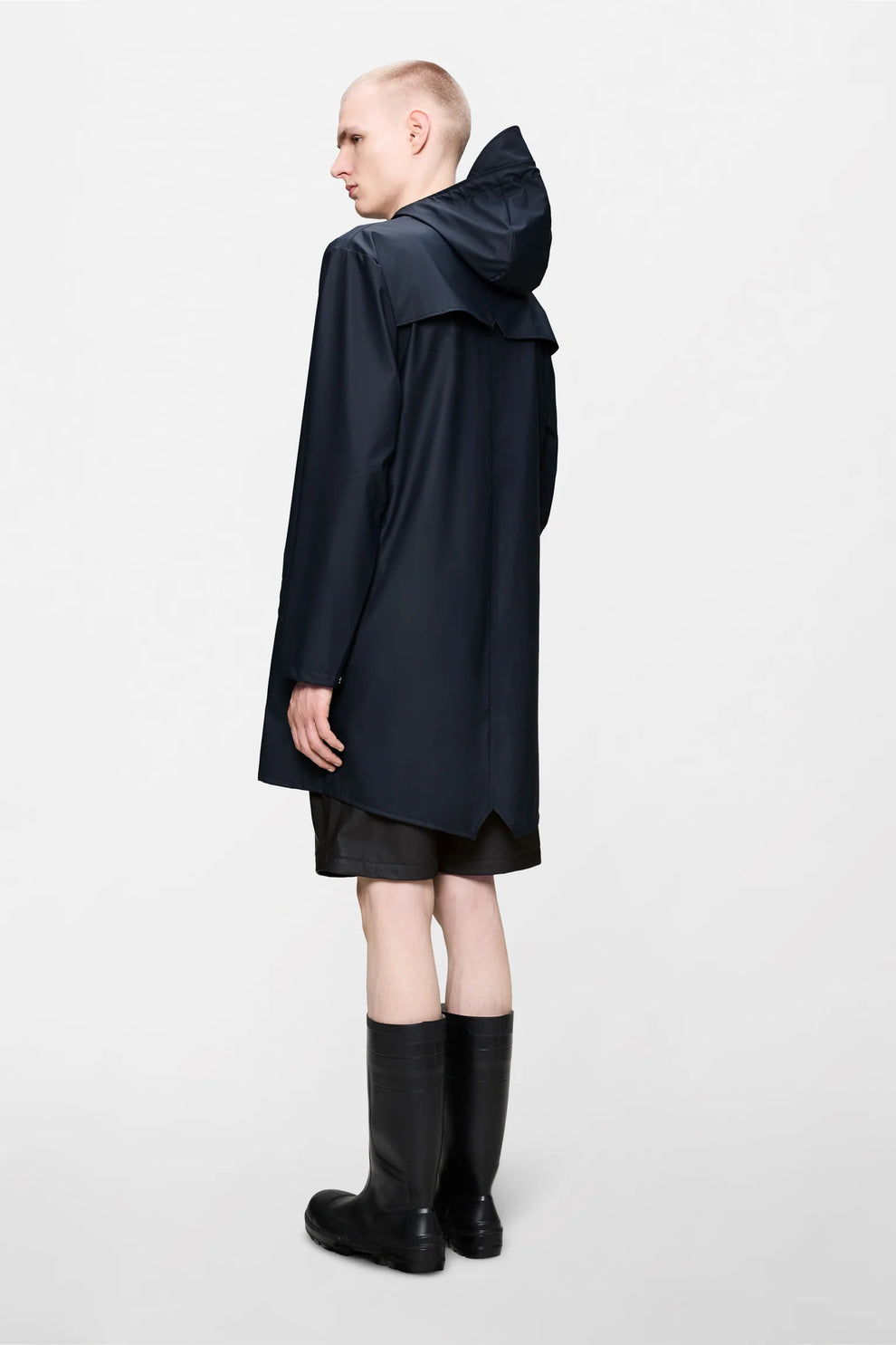 Rains U Lang Regnjakke W3 Navy