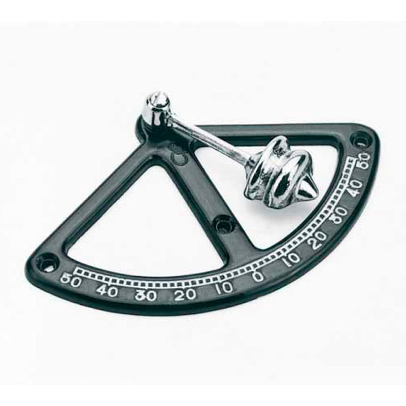 Krængningsmåler pendul forkromet messing/plast