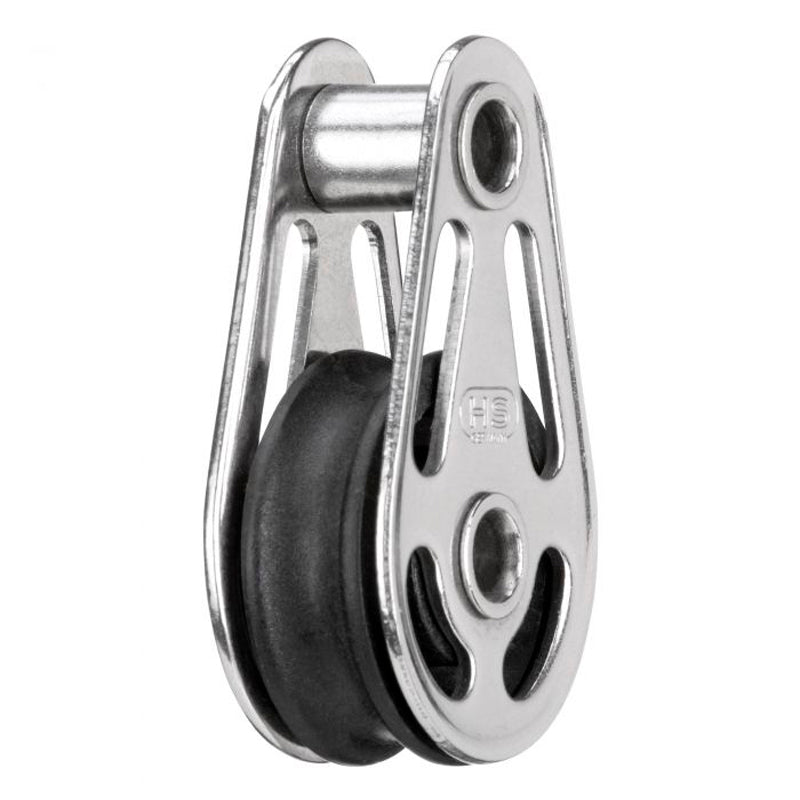 Blok rustfri 1-sk. f/6 mm hulaksel