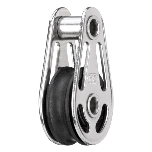 Blok rustfri 1-sk. f/6 mm hulaksel