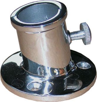 Flagstangsholder RF dæksmonteret, Ø32mm