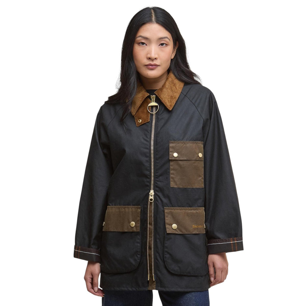 Barbour Luella Wax Jacket Black