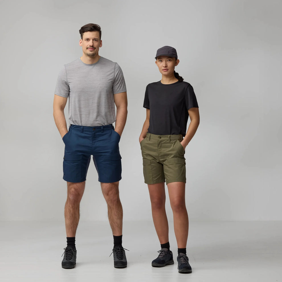 Fjällräven M Abisko Hybrid Trail Shorts Black
