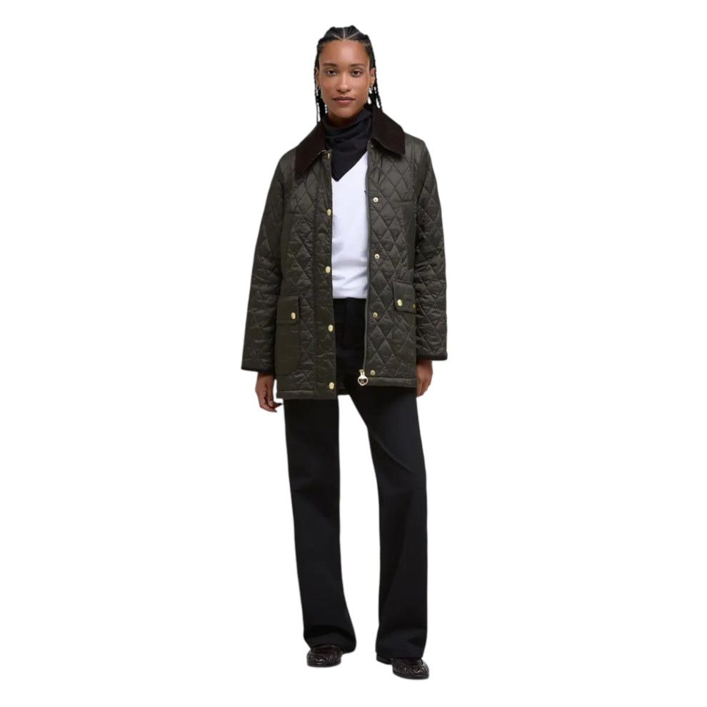 Barbour Modern Beadnell Quilted Jacket Sage
