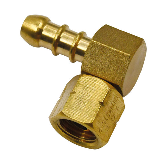 90º vinklet gasfitting ¼