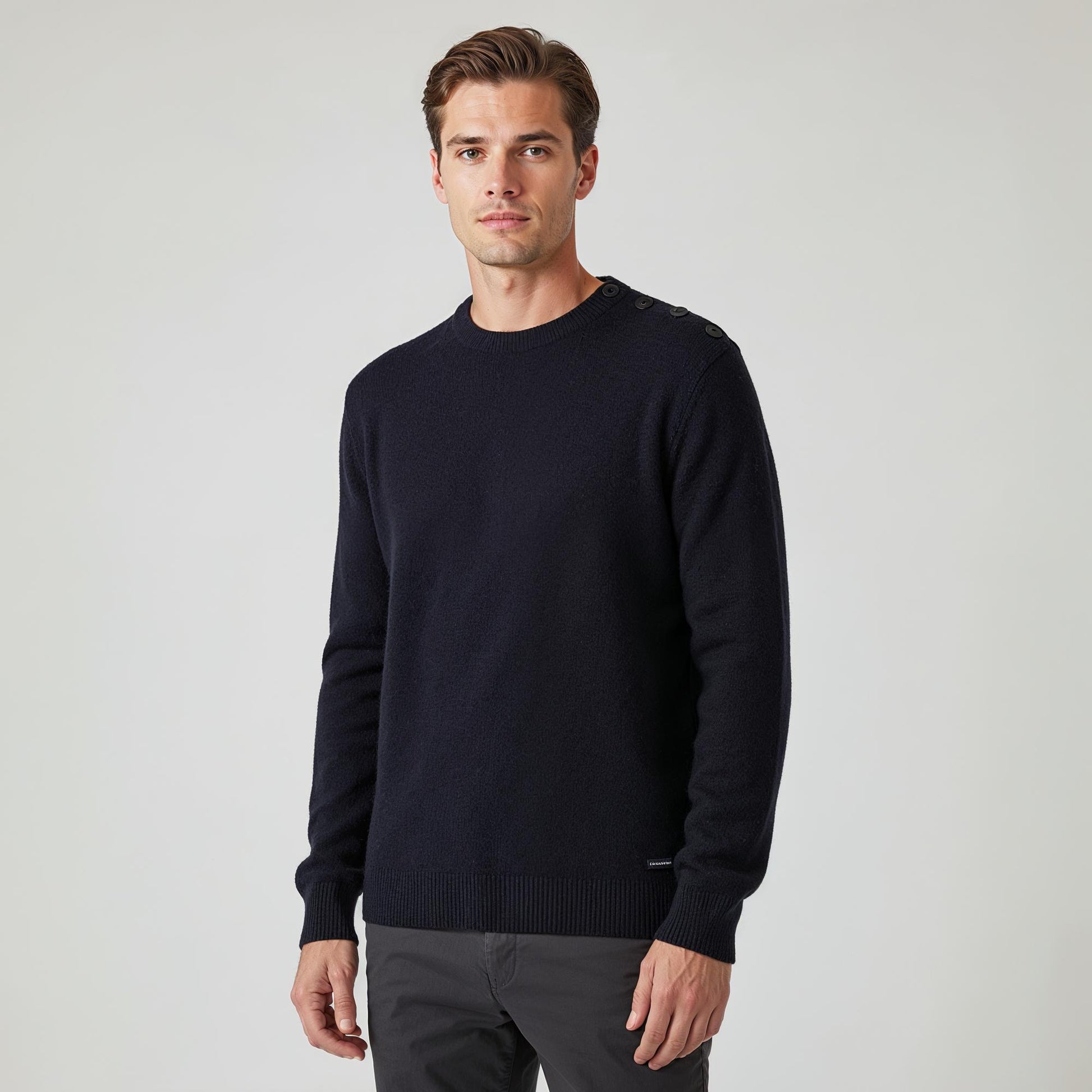 Armor-Lux M Fouesnant Sweater Navire Navy Front