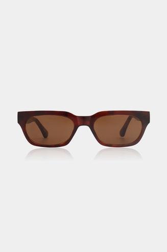 A. Kjærbede Bror Solbriller Brown/Demi Light Brown Transparent