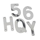 Rustfrie bogstaver der kan monteres på skilt