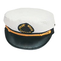 Kaptajnskasket Hvid/Sort