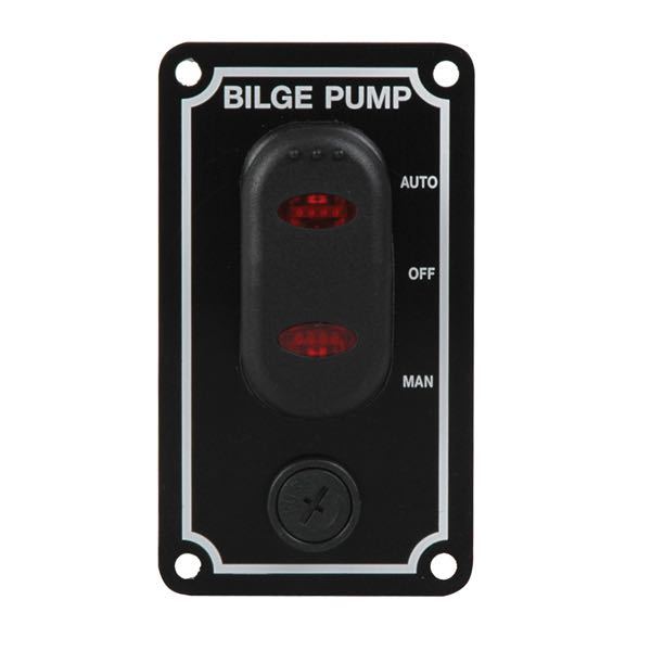 Pumpepanel vandtæt 12V, lodret