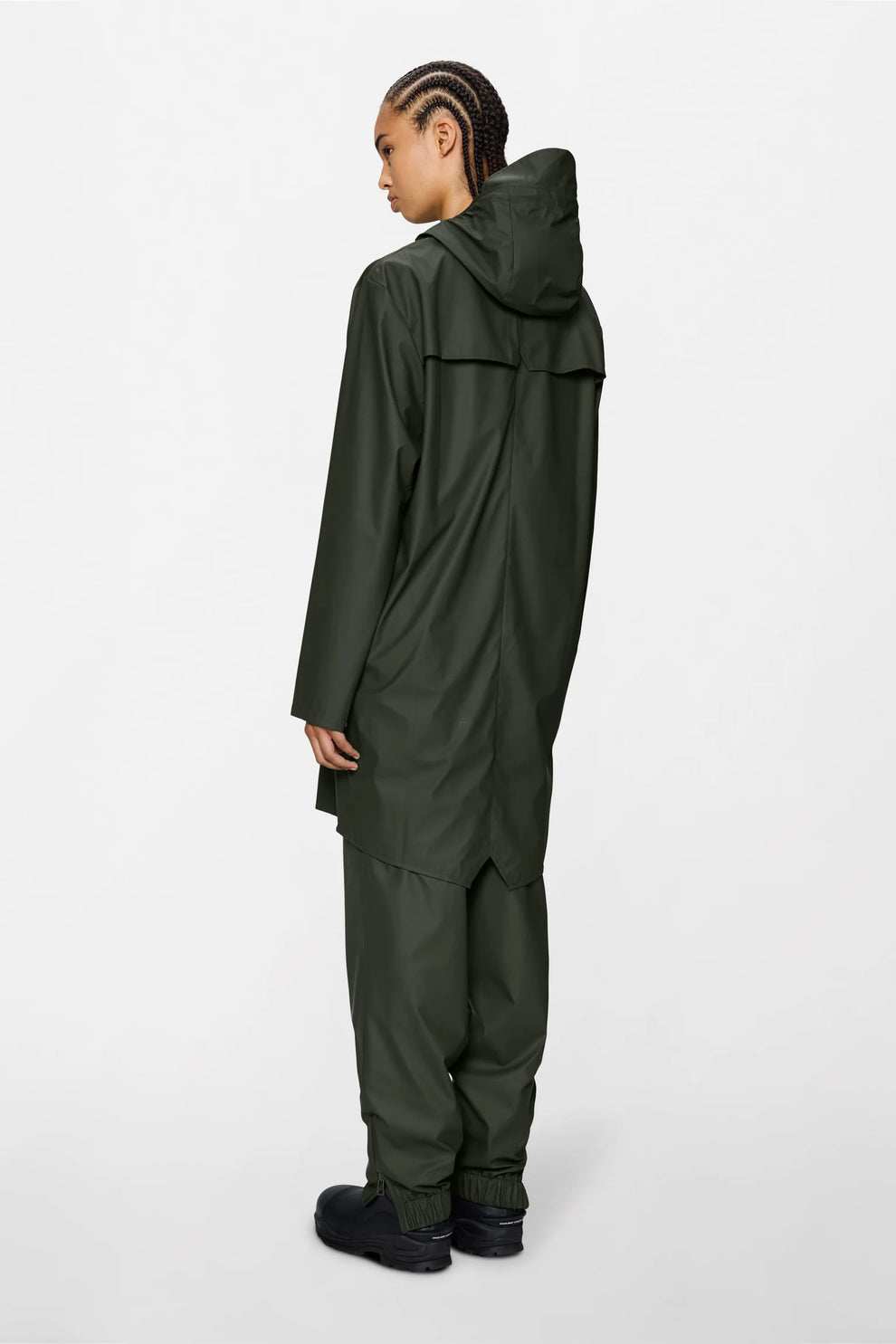 Rains U Long Jacket W3 Green
