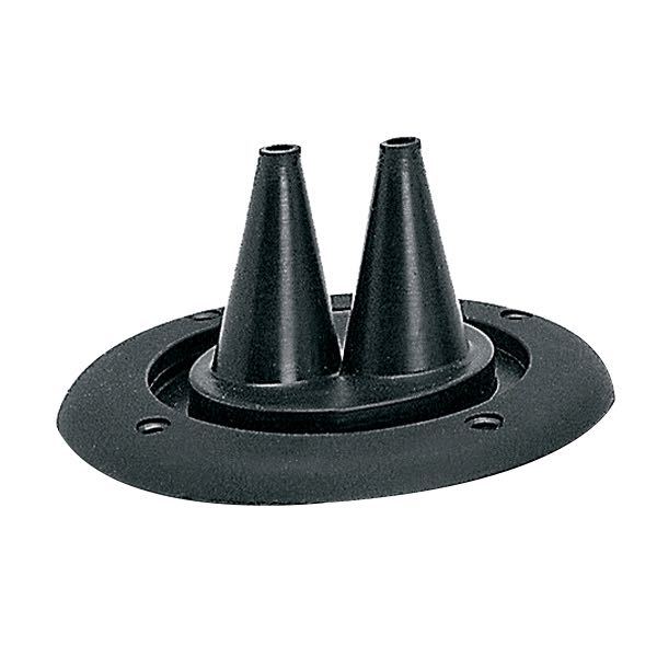 Gummibælg gear/gas dobbel, Ø105mm