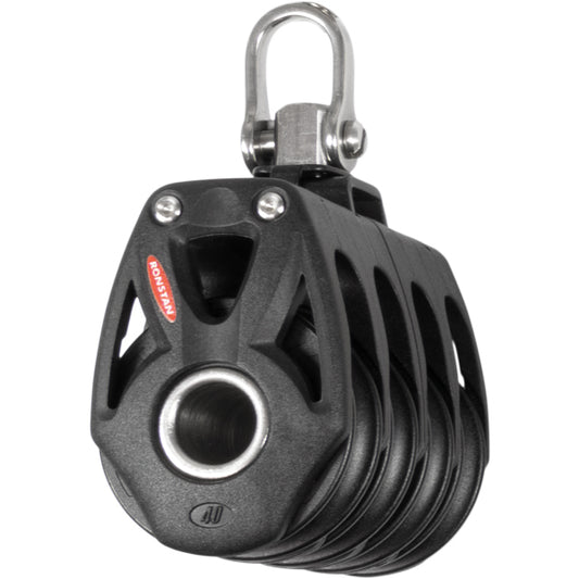 Ronstan Quadblok med svirvel, serie 40