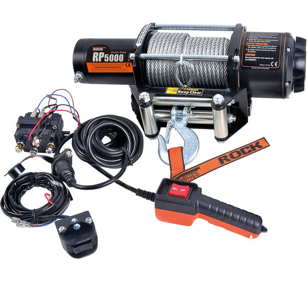 Rock El-trailerspil RP5000 m/wire 3,8hk 2,8kw 2268 kg
