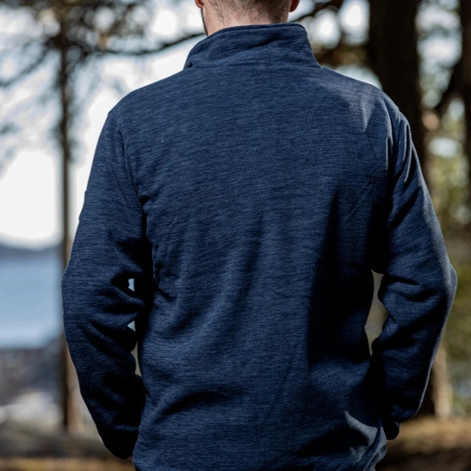 Move On M Beito Fleece uden Hætte Mood Indigo