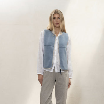 Blue Sportswear W Dalena Check Shirt White