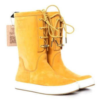 Boat Boot Laceup Yellow Sejlerstøvle