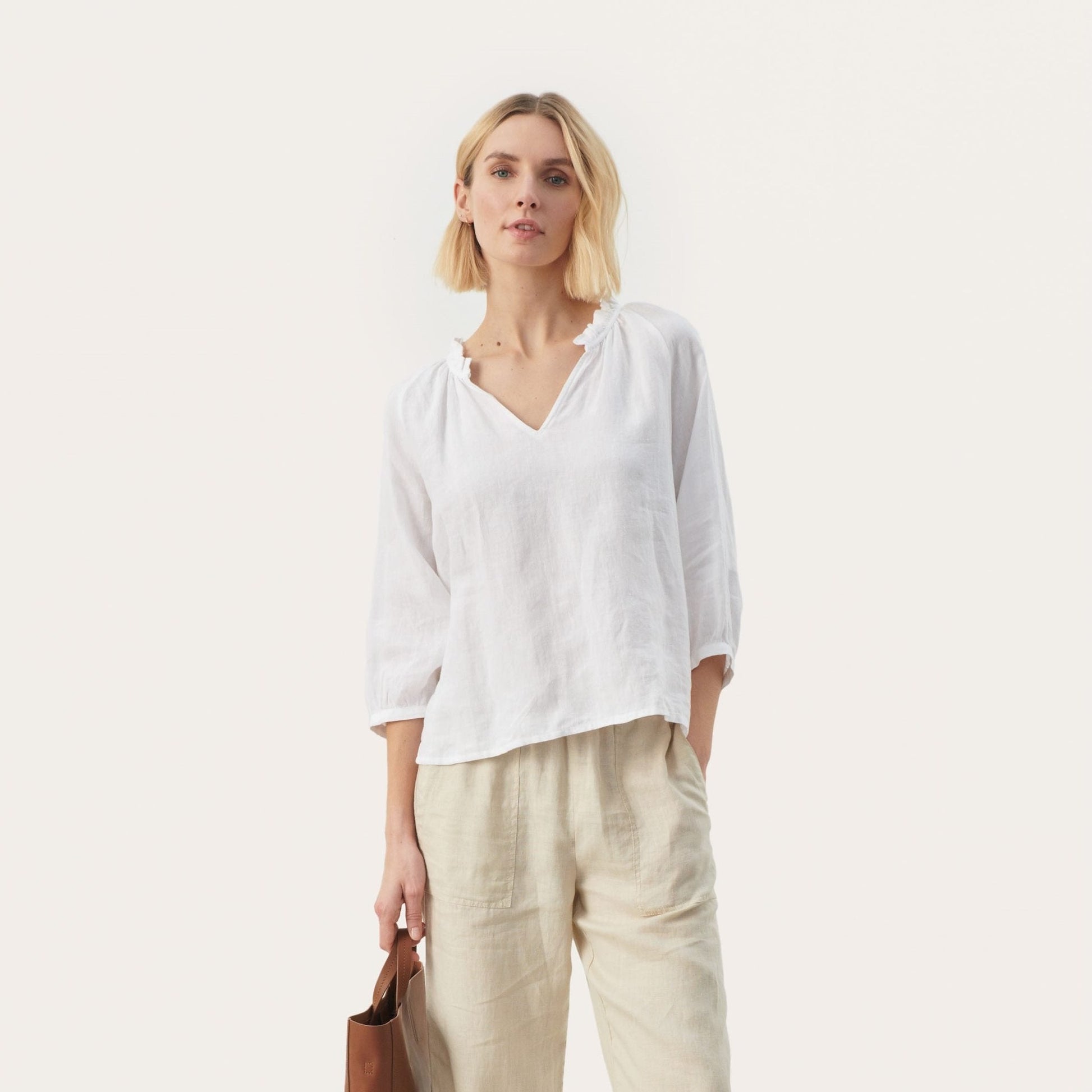 Part Two W Elody PW Bluse Bright White