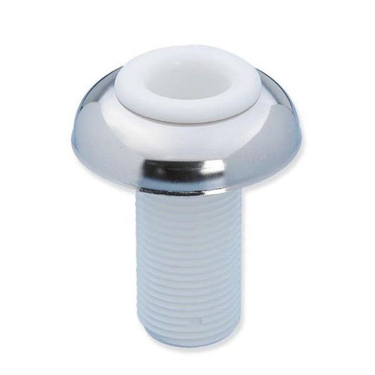 Brusergennemføring plast/forkromet messing