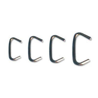 Klemmeclips til elastik Rustfri