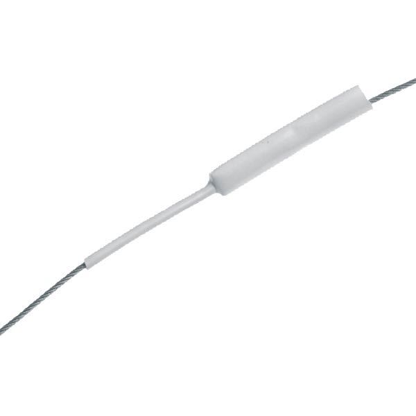 1852 wire overtræk hvid UV-bestandig krympeflex Ø12-3mm 10m