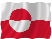 1852 flag Grønland, 90cm
