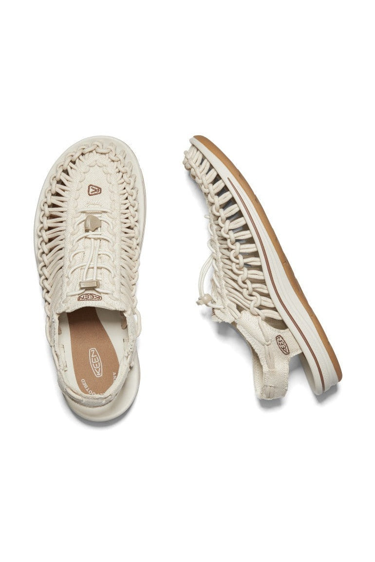 Keen M Uneek Canvas Natural Sandal Birch