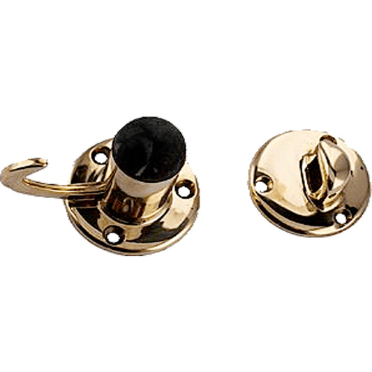 Dørstopper messing med faldhage