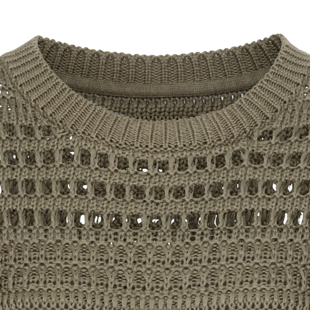 Camel Active W Strikbluse Olive