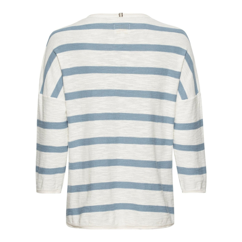 Camel Active W Strikbluse Shadow Blue Fantasy