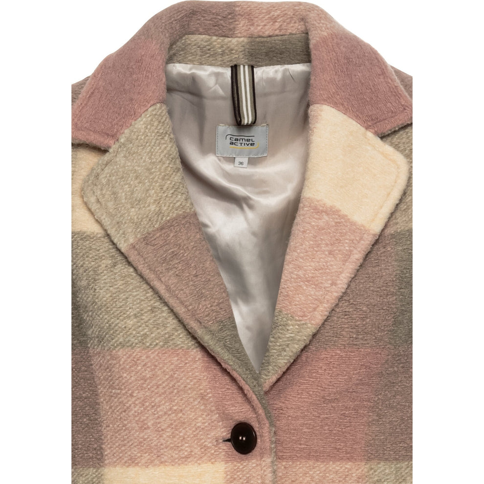Camel Active W 4R09 Coat Pastel Check