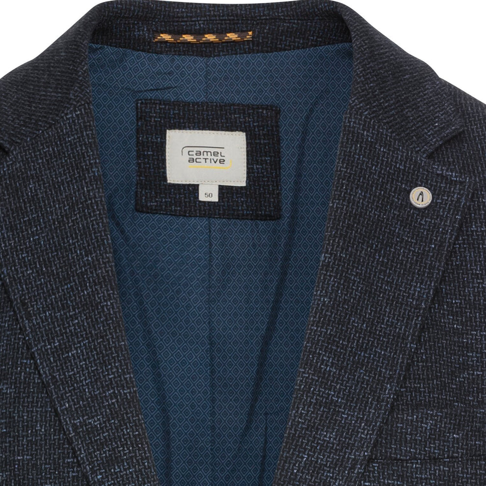 Camel Active M jersey 2 Knopf Sakko Night Blue