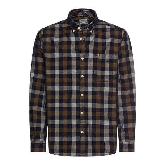 Camel Active M Longsleeve Shirt Dark Brown