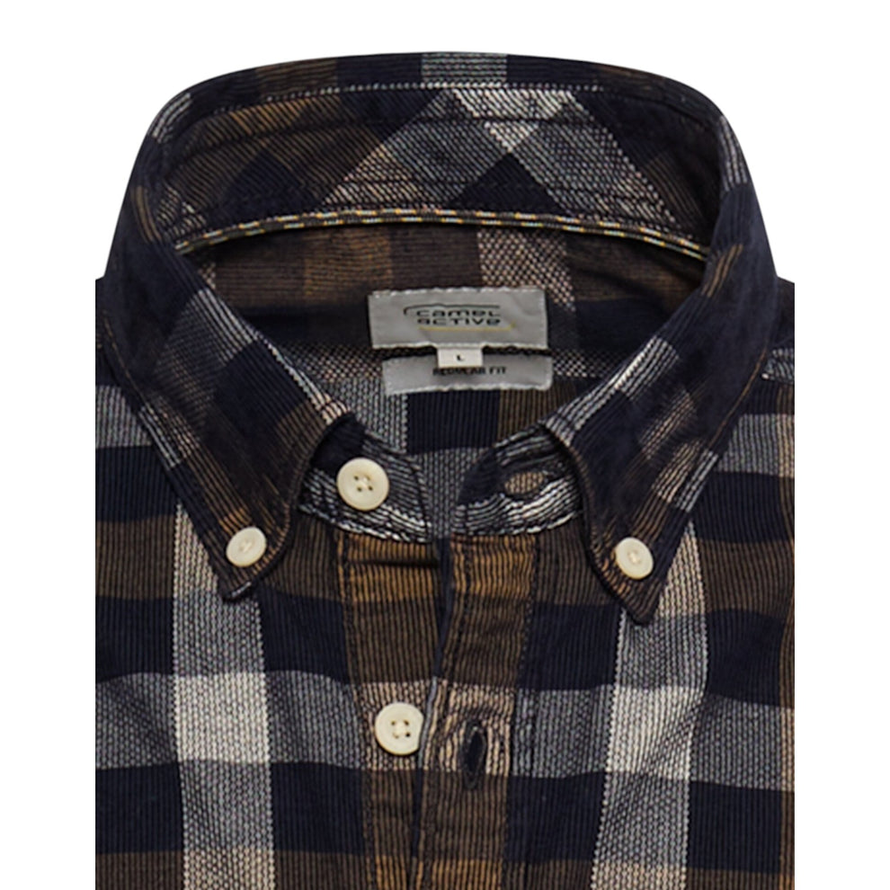 Camel Active M Longsleeve Shirt Dark Brown