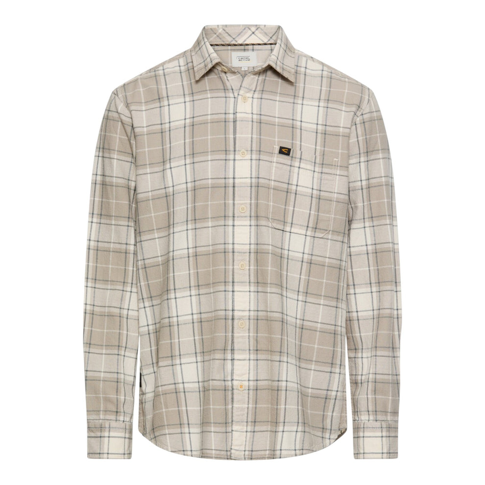Camel Active M Longsleeve Shirt Grey Check