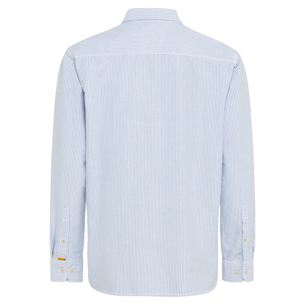 Camel Active M Longsleeve Shirt Stripe White Blue