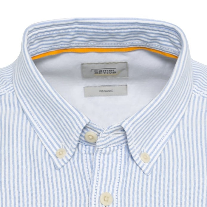 Camel Active M Longsleeve Shirt Stripe White Blue