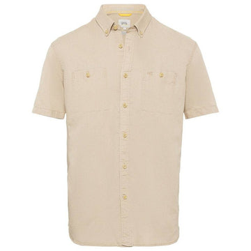 Camel Active M 1S49 Kortærmet Skjorte Beige