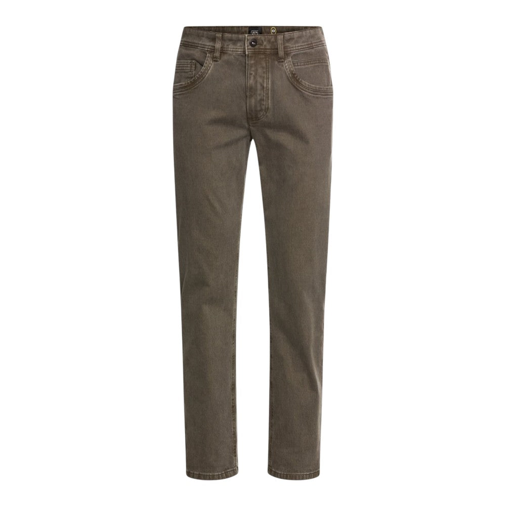 Camel Active M 5 Pkt Relaxed Pants Forest Green