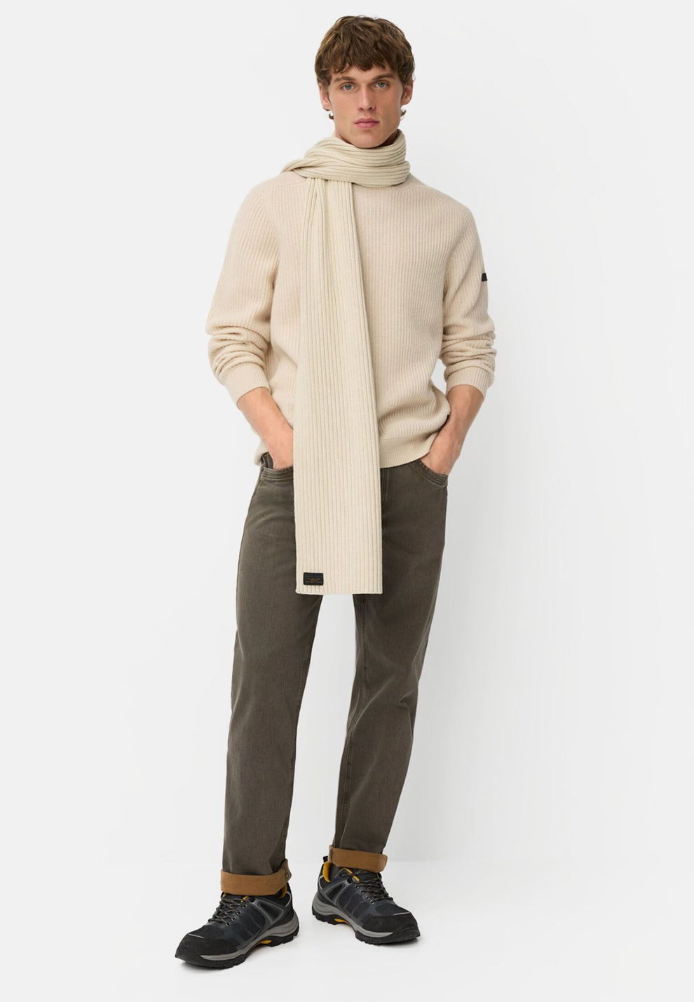 Camel Active M 5 Pkt Relaxed Pants Forest Green