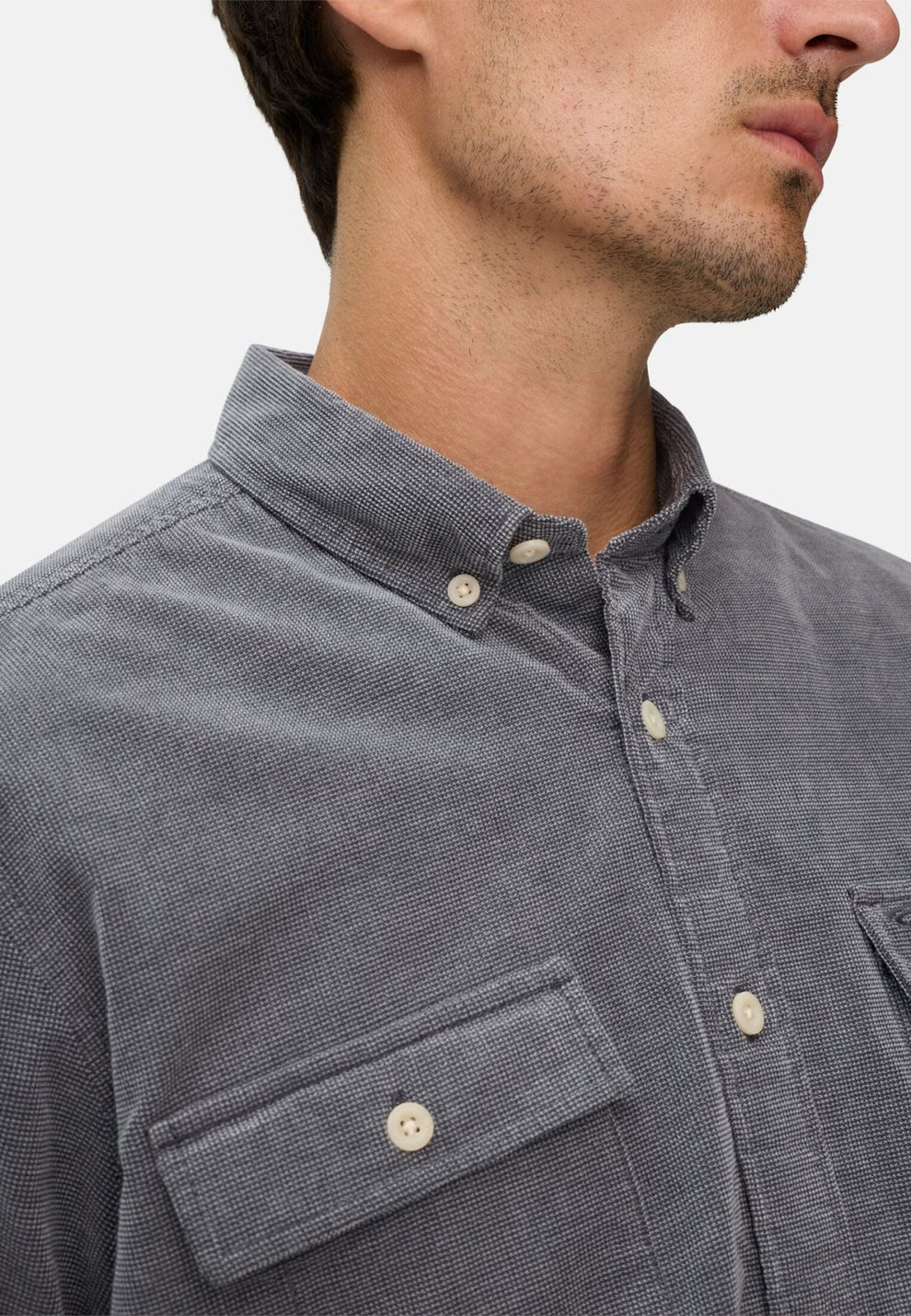 Camel Active M Longsleeve Shirt Tinted Blue