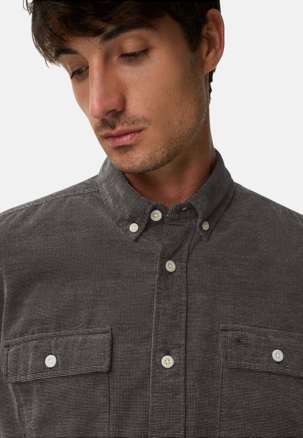 Camel Active M Longsleeve Shirt Asphalt