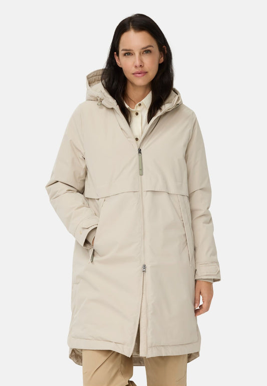 Camel Active W Frakke med Hætte Oak